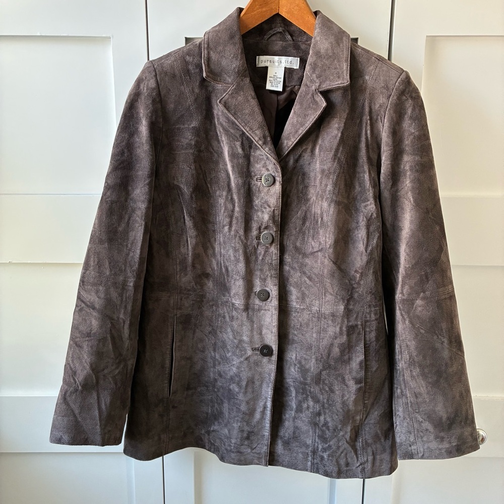 Women's Brown Suede Jacket